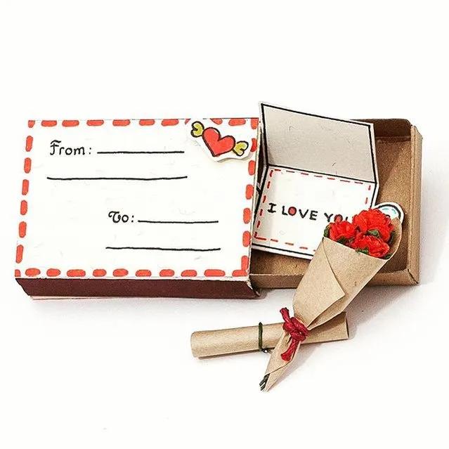 Handmade Matchbox-Cards By Shop3xu