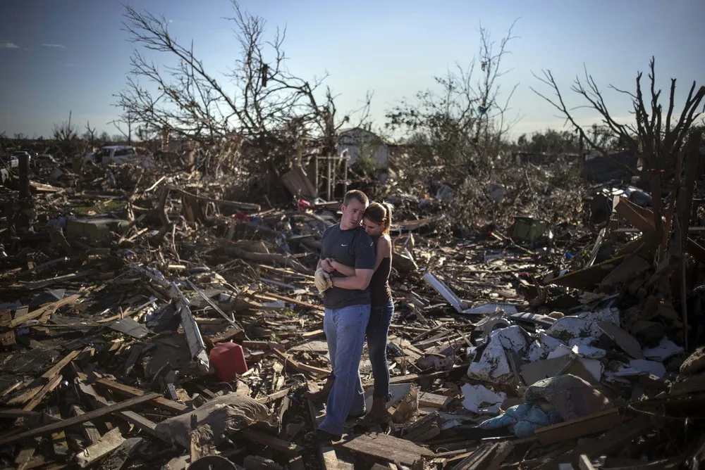 Oklahoma Residents Return to Survey Tornado Damage