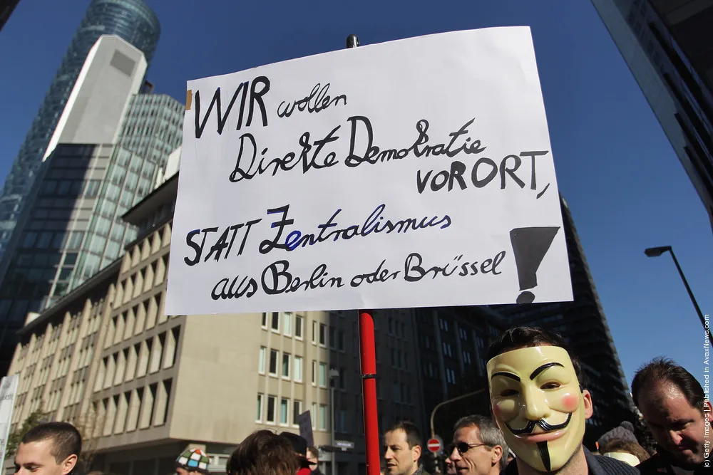 Wall Street Protests In Canada, Germany, UK And USA