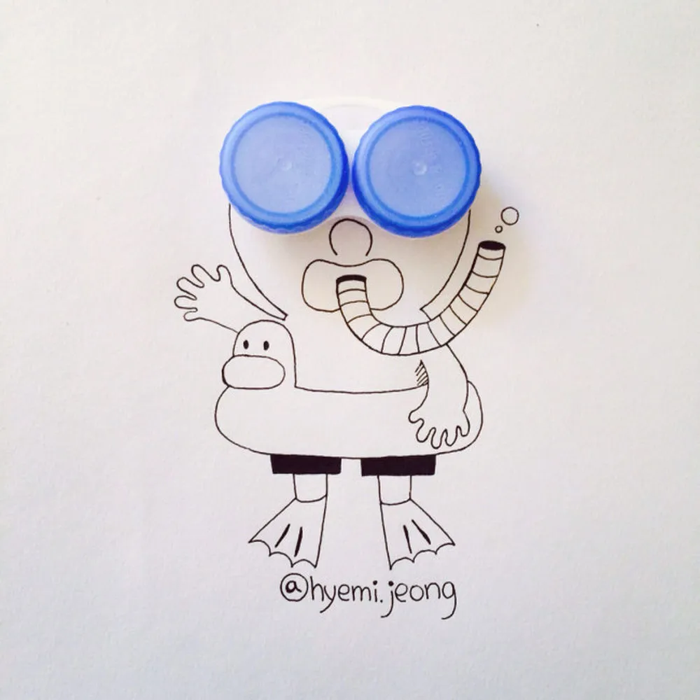 Illustrations From Everyday Objects By Hyemi Jeong Part 1