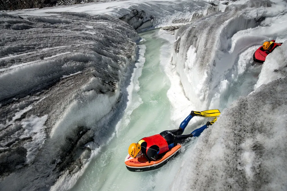 Glacial Hydro Speeding in Switzerland