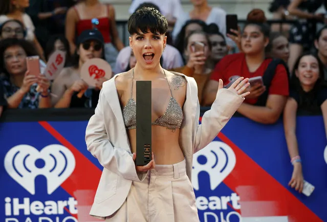 Halsey arrives at the iHeartRadio MuchMusic Video Awards (MMVAs) in Toronto, Ontario, Canada August 26, 2018. (Photo by Mark Blinch/Reuters)