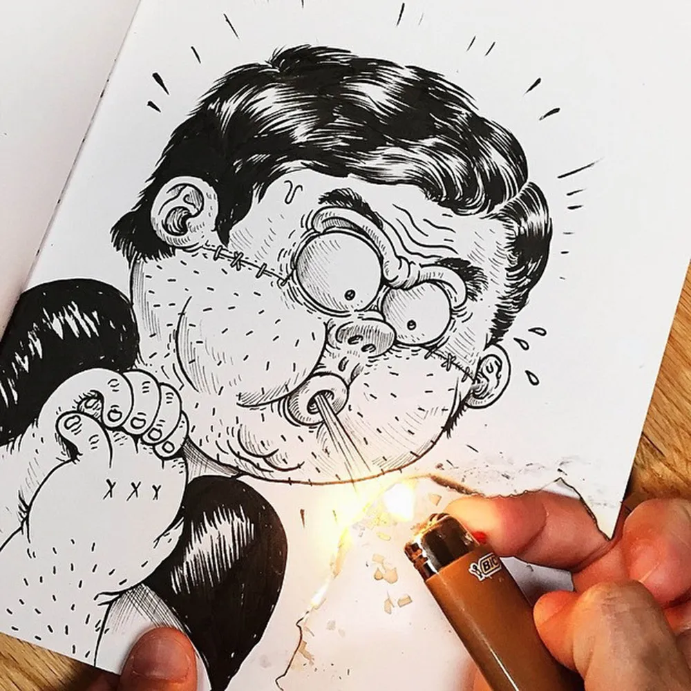 Artist Fights Drawings