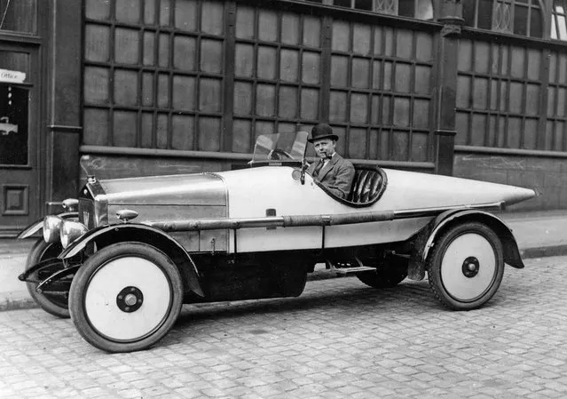 The Westwood, a new sports car driven by Bertie Timberlake, April 1, 1921.  (Photo by Hulton Archive/Getty Images)