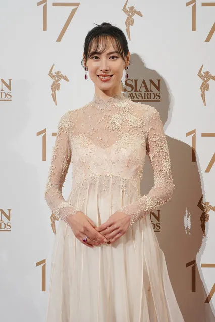 Macanese actress Isabella Leong attends the 17th Asian Film Awards on March 10, 2024 in Hong Kong, China. (Photo by Anthony Kwan/Getty Images)