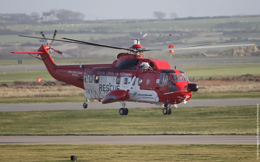 Search Operation Underway After Cargo Ships Sinks Off Welsh Coast