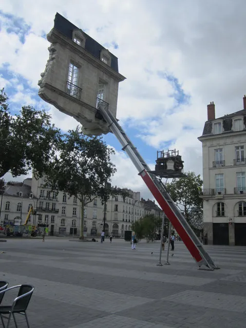 Surreal Floating Room Sculptures By Leandro Erlich