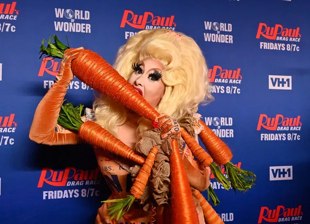 Sherry Pie attends “RuPaul's Drag Race Season 12” meet the queens at TRL Studios on February 26, 2020 in New York City. (Photo by Astrid Stawiarz/Getty Images  for VH1 “RuPaul's Drag Race”)