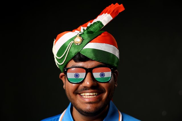 India fans pose ahead of day one of the Men's Fourth Test Match in the series between Australia and India at Melbourne Cricket Ground on December 26, 2024 in Melbourne, Australia. (Photo by Josh Chadwick/Getty Images)
