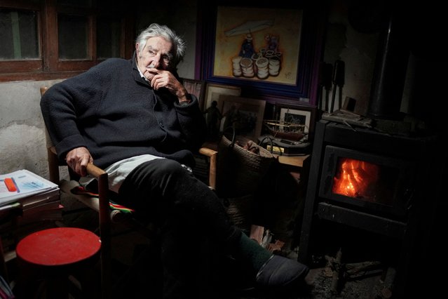 Uruguay's former President Jose “Pepe” Mujica looks on during an interview with Reuters, in Rincon del Cerro, on the outskirts of Montevideo, Uruguay on May 22, 2024. (Photo by Mariana Greif/Reuters)
