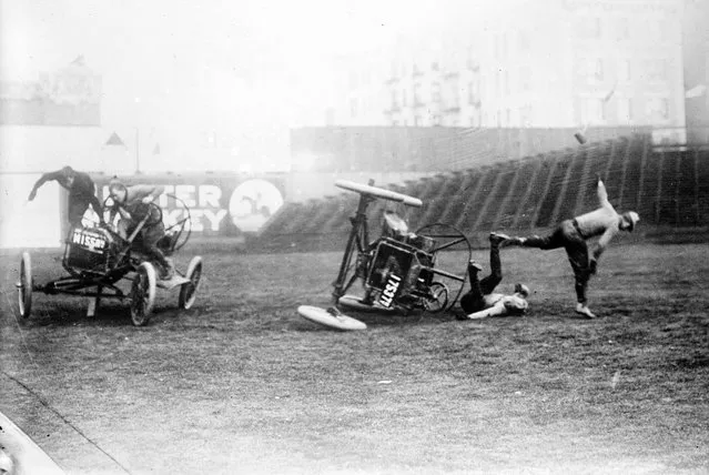 Auto polo, Coney Isl. Between ca. 1910 and ca. 1915. (Photo by George Grantham Bain Collection)