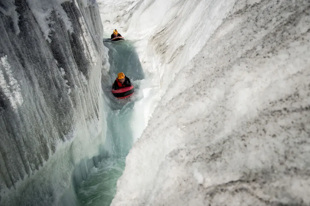 Glacial Hydro Speeding in Switzerland