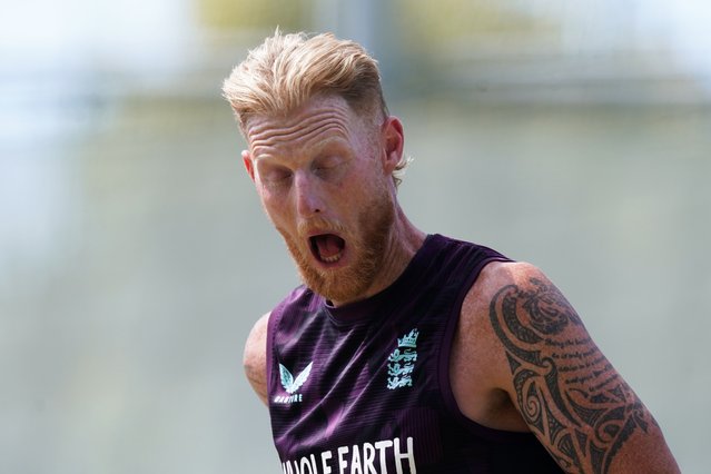 England’s Ben Stokes during a nets session at the Optus Stadium, Perth, Australia on Wednesday, November 19, 2025. (Photo by Robbie Stephenson/PA Wire)