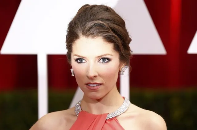 Actress Anna Kendrick arrives at the 87th Academy Awards in Hollywood, California February 22, 2015. (Photo by Lucas Jackson/Reuters)