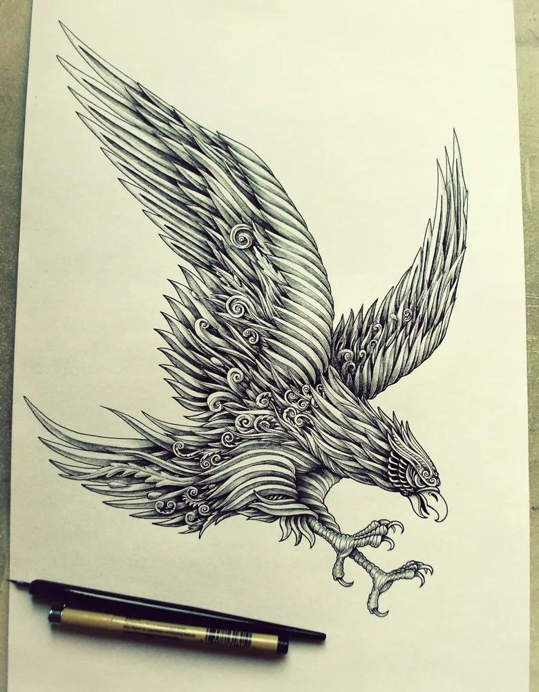 Line Art by Alex Konahin