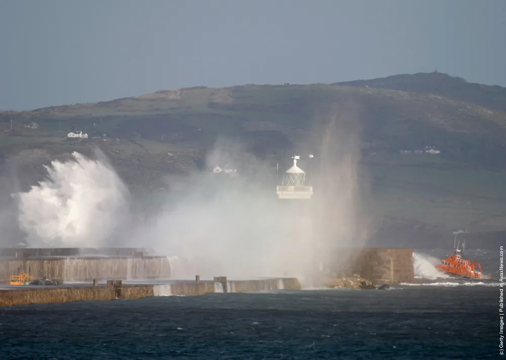 Search Operation Underway After Cargo Ships Sinks Off Welsh Coast