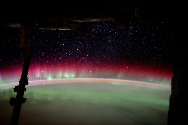 Peake took this image of the Aurora Australis from the International Space Station. (Photo by Tim Peake/ESA/NASA)
