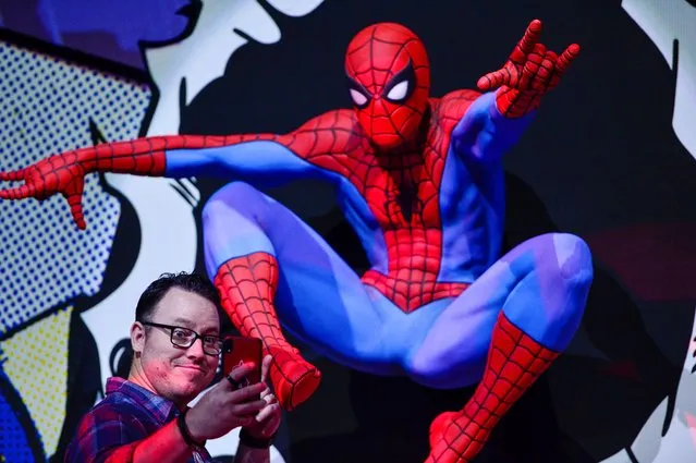 Director of Themed Entertainment for Marvel, Brian Crosby attends Media Preview day at the exclusive installation commemorating Spider-Man's 60th anniversary at San Diego's Comic-Con Museum on June 30, 2022 in San Diego, California. (Photo by Jerod Harris/Getty Images)