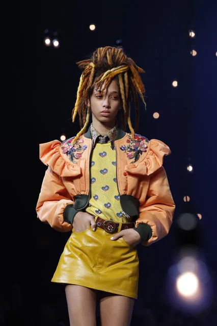 The Marc Jacobs Spring 2017 collection is modeled during Fashion Week in New York, Thursday, September 15, 2016, in New York. (Photo by Mary Altaffer/AP Photo)