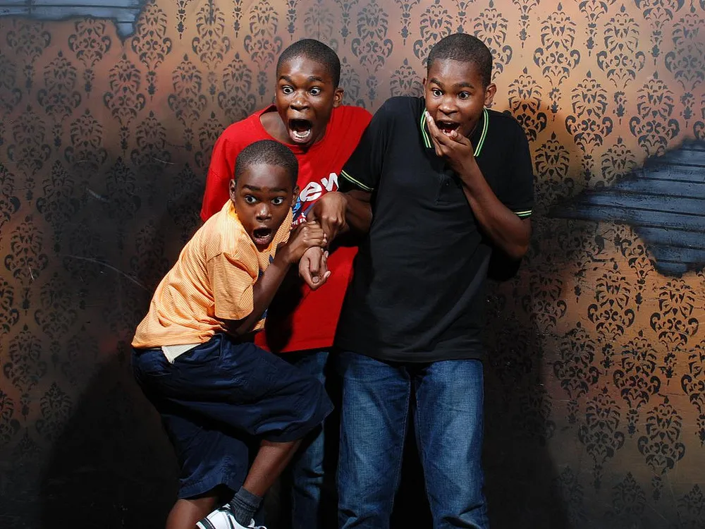 Visitors to Nightmare Fears Factory Pictured Mid-Scream