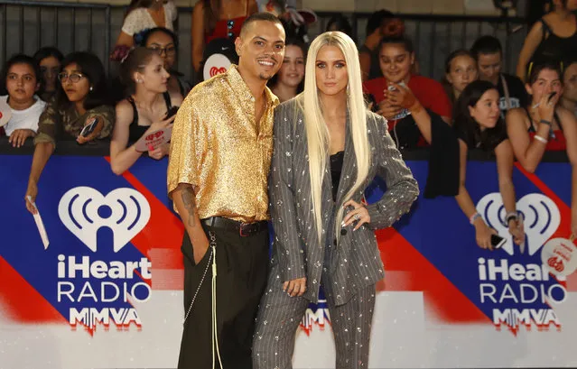 Ashlee Simpson Ross and Evan Ross arrive at the iHeartRadio MuchMusic Video Awards (MMVAs) in Toronto, Ontario, Canada August 26, 2018. (Photo by Mark Blinch/Reuters)