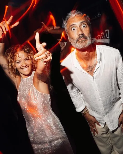 British singer-songwriter Rita Ora in Ibiza with New Zealand filmmaker Taika Waititi in the last decade of August 2023. (Photo by Rita Ora/Instagram)