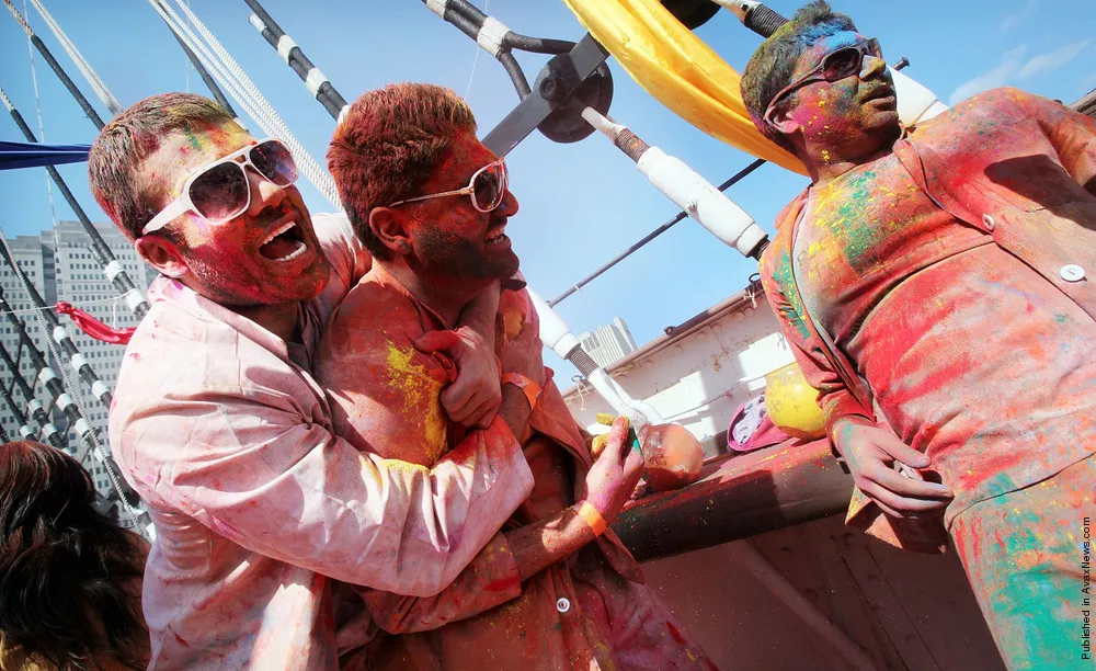 Indian Festival Of Holi Celebrated In Manhattan