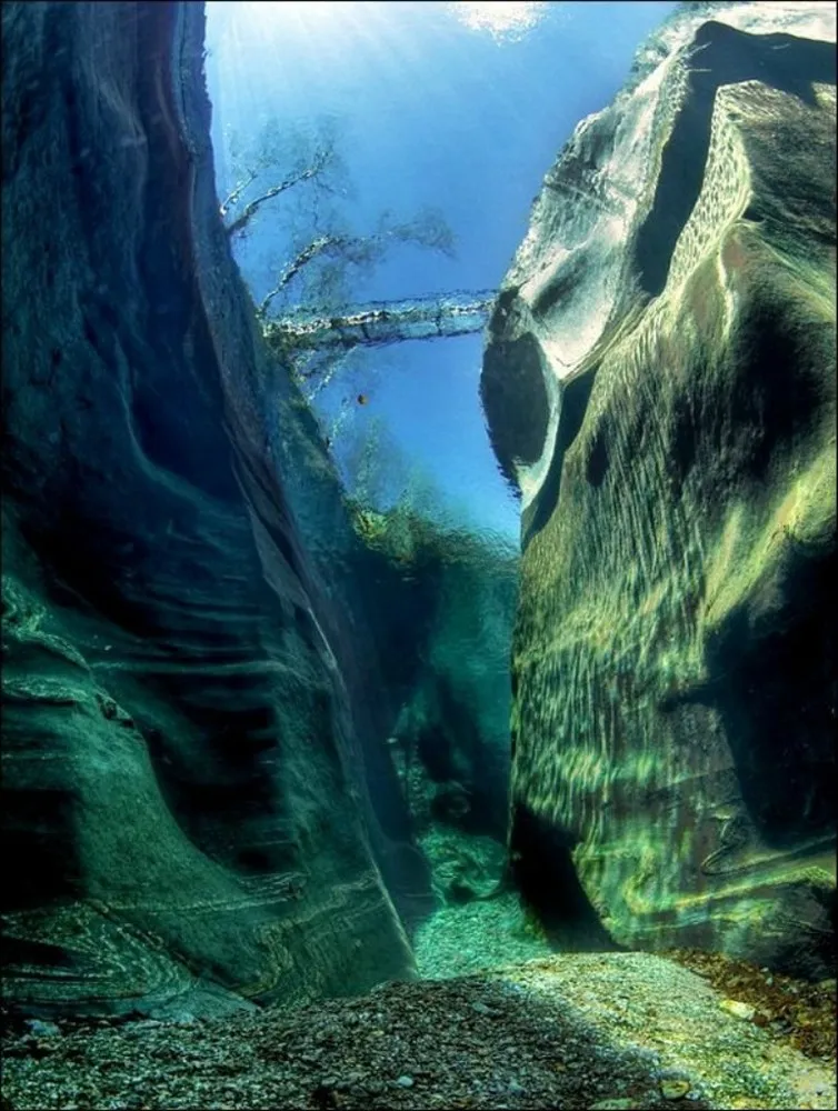 Crystal Clear Waters of Verzasca River