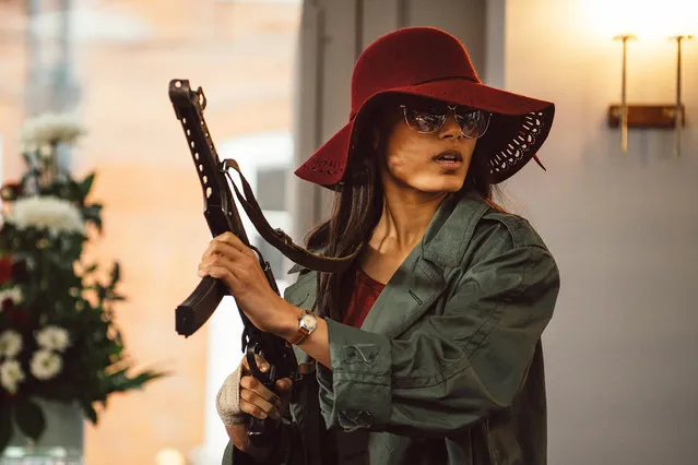 Freida Pinto as Jas Mitra in Showtime's “Guerrilla”, 2016. (Photo by Sky UK Limited/SHOWTIME)