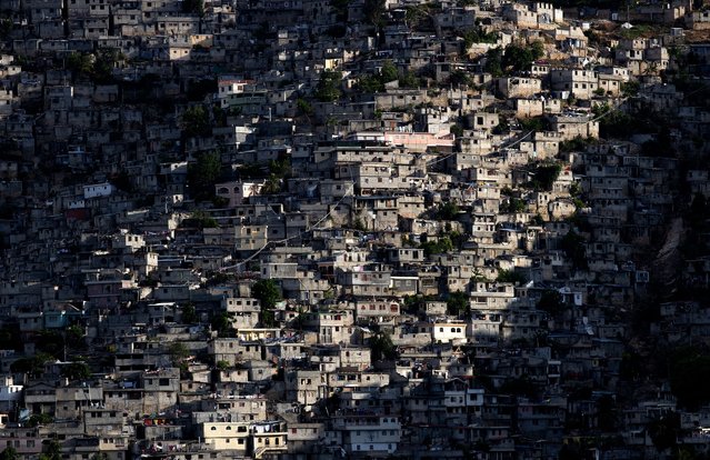 An aerial view shows a section of the Jalousie neighborhood in Port-au-Prince, Haiti, 23 May 2024. In order to help curb violence in Haiti, where last year insecurity caused some 8,000 deaths, a multinational security support mission, led by Kenya and approved by the UN, will arrive imminently in the Caribbean country. (Photo by Orlando Barría/EPA)