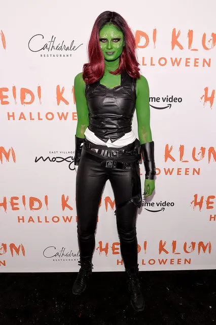 Taylor Hill attends Heidi Klum's 20th Annual Halloween Party presented by Amazon Prime Video and SVEDKA Vodka at Cathédrale New York on October 31, 2019 in New York City. (Photo by Noam Galai/Getty Images for Heidi Klum)