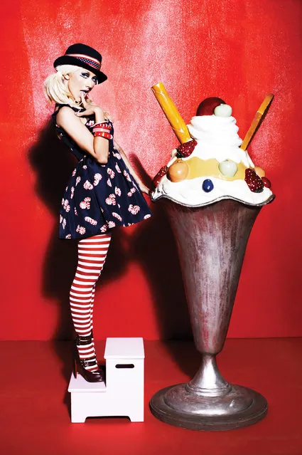 American recording artist and actress Christina Aguilera. (Photo by Ellen von Unwerth)