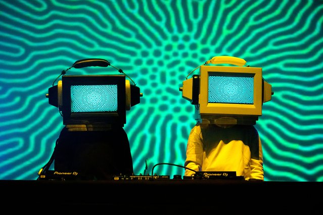 Super Computer opens for American musician Oliver Tree during his “Alone in a Crowd” Tour at L'Olympia on November 1, 2023 in Paris, France. (Photo by Kristy Sparow/Getty Images)