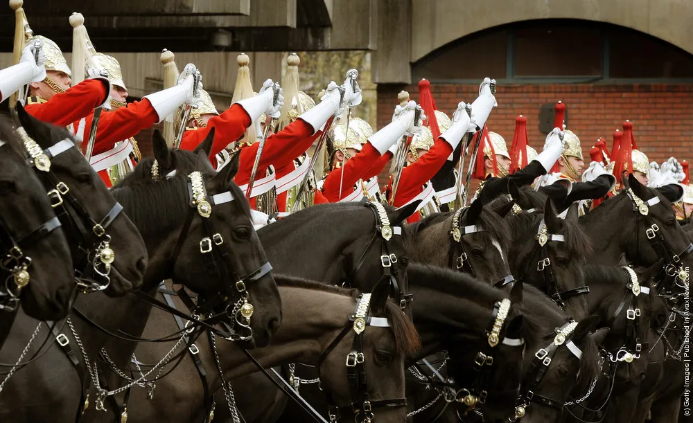 The Household Cavalry Prepare For The Royal Wedding