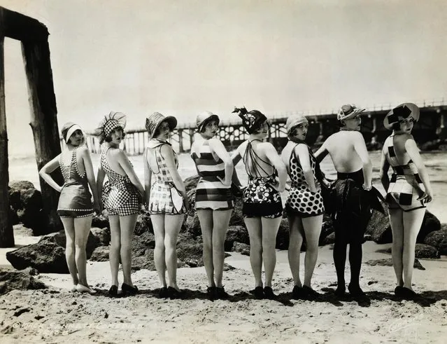 Group of Mack Sennett bathing girls. Photograph. Ca. 1920s-1930s. (Photo by Bettmann/Getty Images)