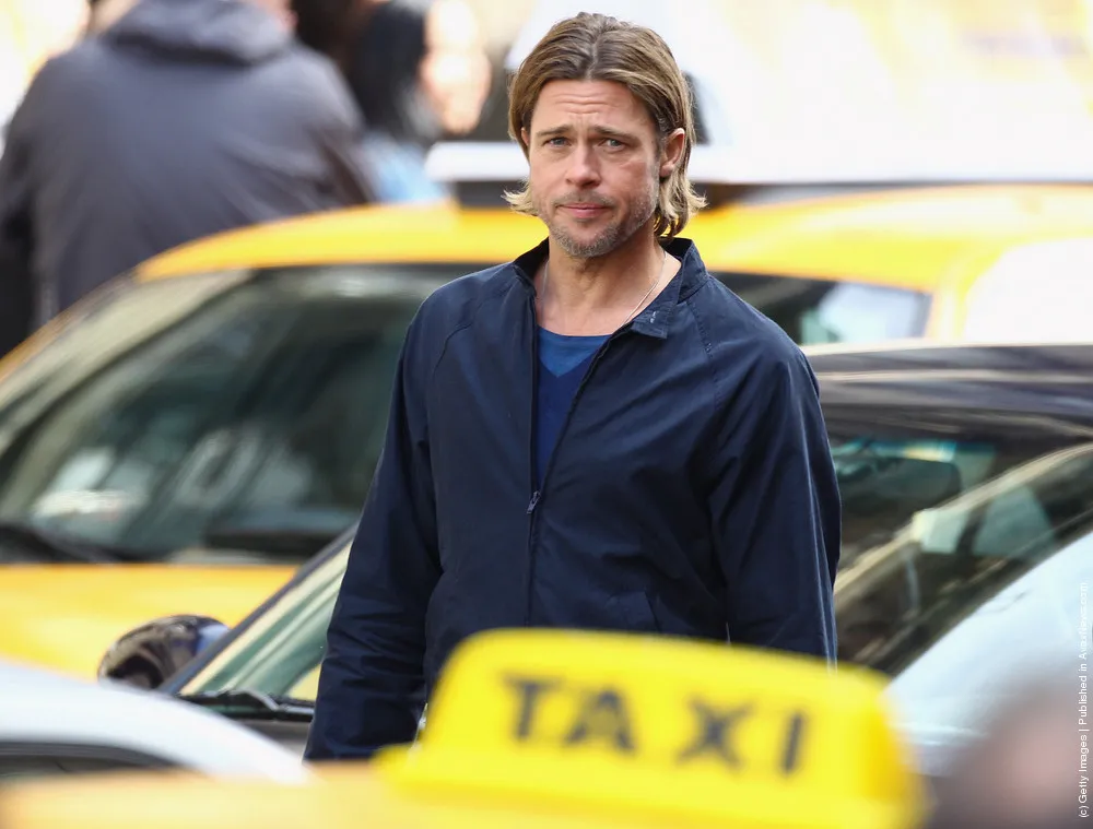 Filming Continues On World War Z Starring Brad Pitt In Cardonald