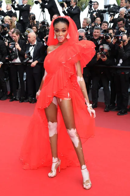 Winnie Harlow attends the screening of “Once Upon A Time In Hollywood” during the 72nd annual Cannes Film Festival on May 21, 2019 in Cannes, France. (Photo by Tony Barson/FilmMagic)