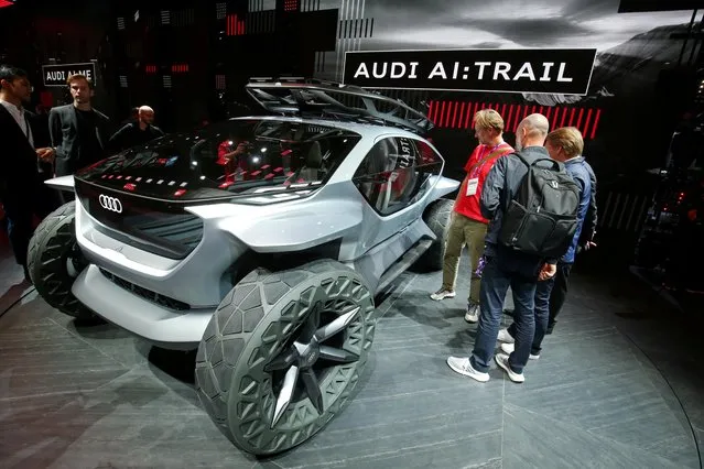 Audi AI:TRAIL is pictured at the 2019 Frankfurt Motor Show (IAA) in Frankfurt, Germany, September 10, 2019. (Photo by Ralph Orlowski/Reuters)