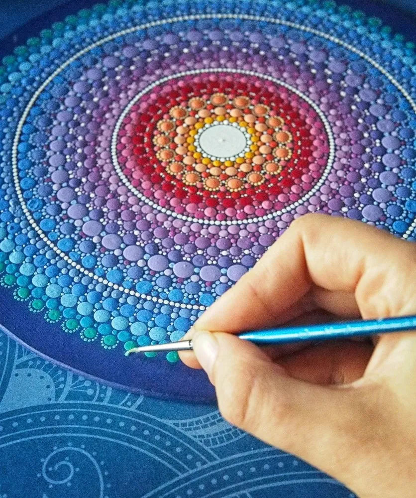 Hand-Painted Stones by Elspeth McLean