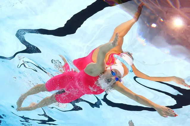 Tatjana Schoenmaker of Team South Africa competes in the Women's 100m Breaststroke Final on day five of the Birmingham 2022 Commonwealth Games at Sandwell Aquatics Centre on August 02, 2022 in Smethwick, England. (Photo by Quinn Rooney/Getty Images)