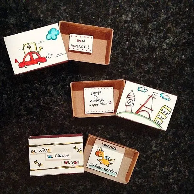 Handmade Matchbox-Cards by Shop3xu
