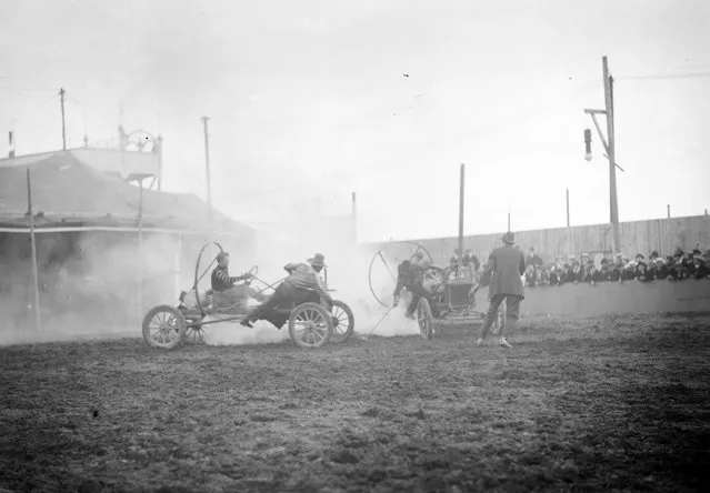 Auto polo, Coney Isl. Between ca. 1910 and ca. 1915. (Photo by George Grantham Bain Collection)