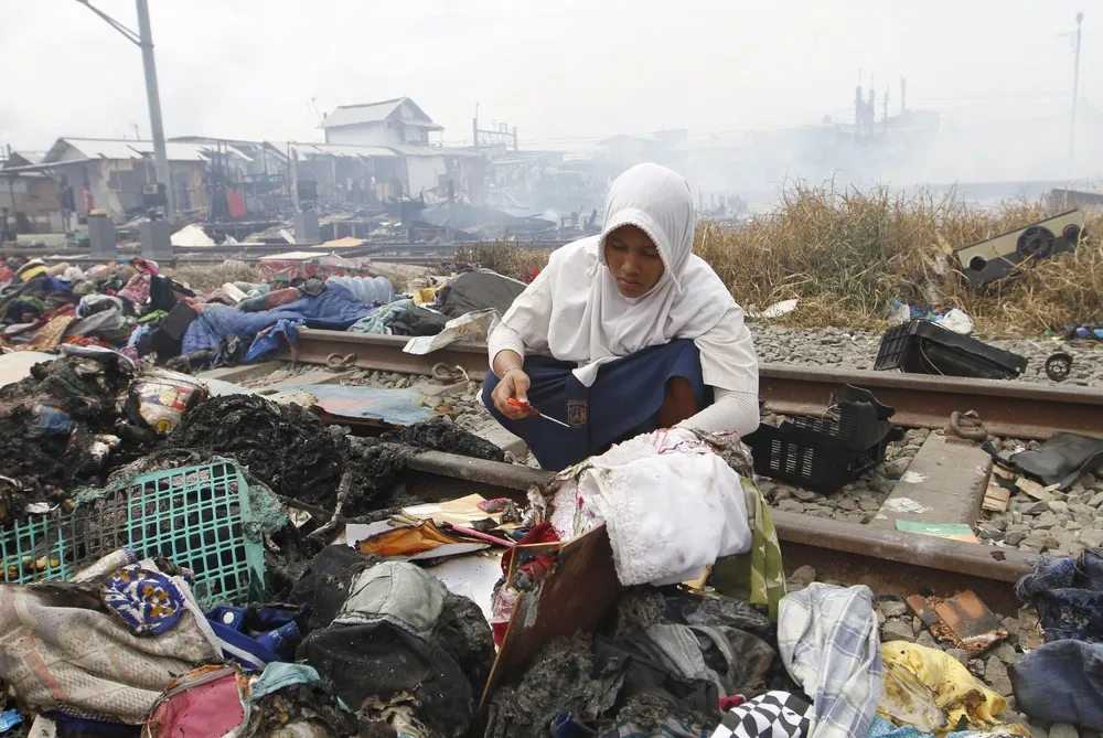 Fire in Jakarta’s Slums