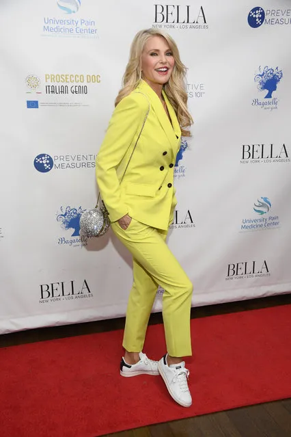 Christie Brinkley hosts Bella New York's Influencer Issue Launch Party at Bagatelle on March 13, 2019 in New York City. (Photo by Dimitrios Kambouris/Getty Images)