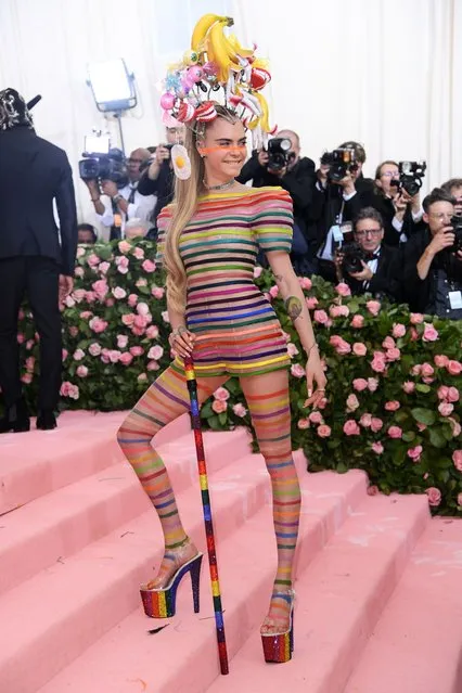 Cara Delevingne attends The 2019 Met Gala Celebrating Camp: Notes on Fashion at Metropolitan Museum of Art on May 06, 2019 in New York City. (Photo by David Fisher/Shutterstock)