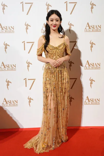 AFA Next Generation Award, Chinese actress and singer  Zhao Liying attends the 17th Asian Film Awards on March 10, 2024 in Hong Kong, China. (Photo by Anthony Kwan/Getty Images)