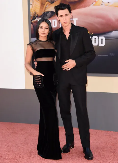 Vanessa Hudgens and Austin Butler attend Sony Pictures' “Once Upon a Time ... in Hollywood” Los Angeles Premiere on July 22, 2019 in Hollywood, California. (Photo by Axelle/Bauer-Griffin/FilmMagic)