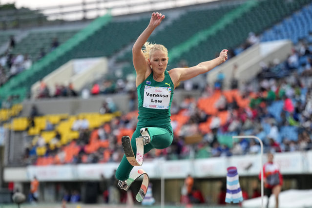Vanessa Low of Australia competes in the Women's Long Jump T63 final during day seven of the World Para Athletics Championships Kobe at Kobe Universiade Memorial Stadium on May 23, 2024 in Kobe, Hyogo, Japan. (Photo by Toru Hanai/Getty Images)