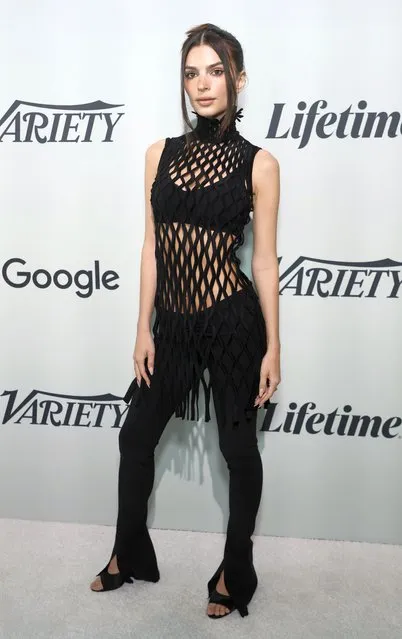 American model Emily Ratajkowski attends Variety's 2022 Power Of Women at The Glasshouse on May 05, 2022 in New York City. (Photo by John Lamparski/WireImage)
