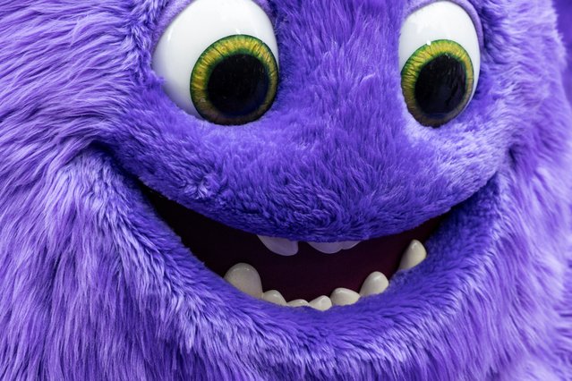 “Blue” attends the premiere of IF in New York City, New York, U.S., May 13, 2024. (Photo by Caitlin Ochs/Reuters)